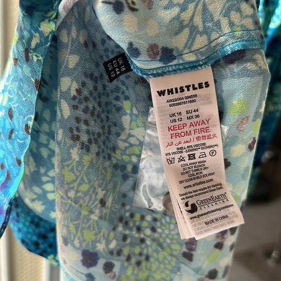 WHISTLES Spring Meadow Button Up Dress - Picture 9 of 9